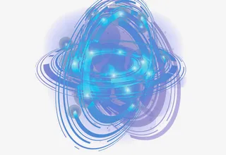 旋转球体设计素材免抠