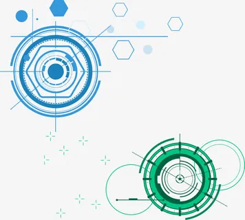 矢量手绘准星免抠