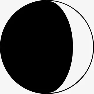 月亮相位符号图标免抠