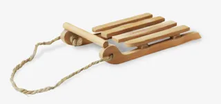 木质雪橇免抠素材免抠