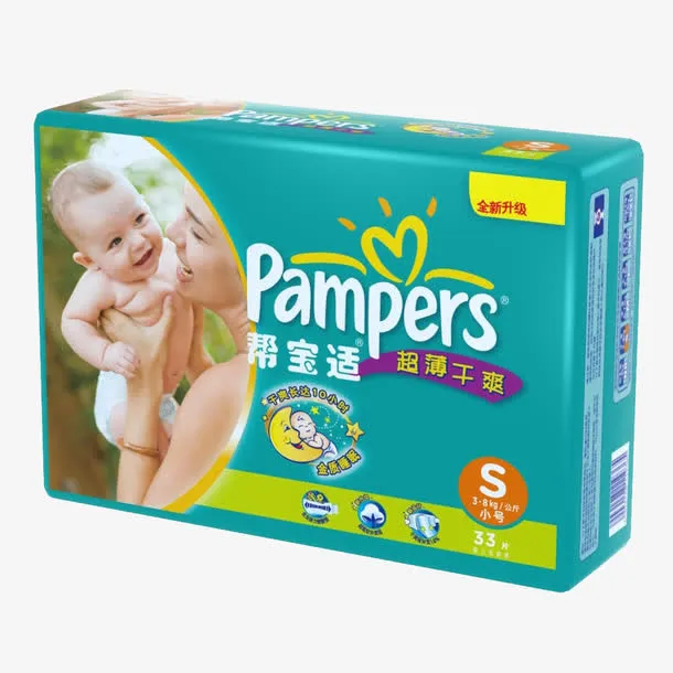 帮宝适超薄干爽纸尿裤免抠