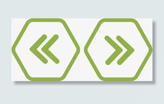 绿色多边形切换元素免抠