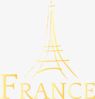 手绘法国埃菲尔铁塔免抠