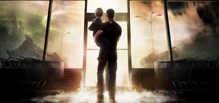 父亲节科幻背景banner高清