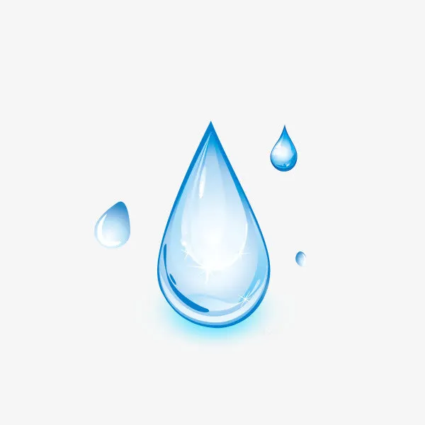 卡通水滴免抠