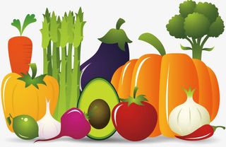 矢量手绘蔬菜合集免抠