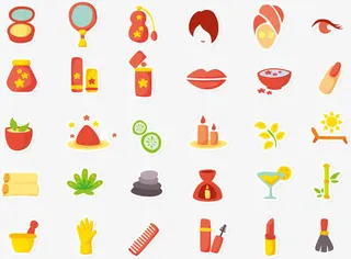 日常洗漱用品图标免抠