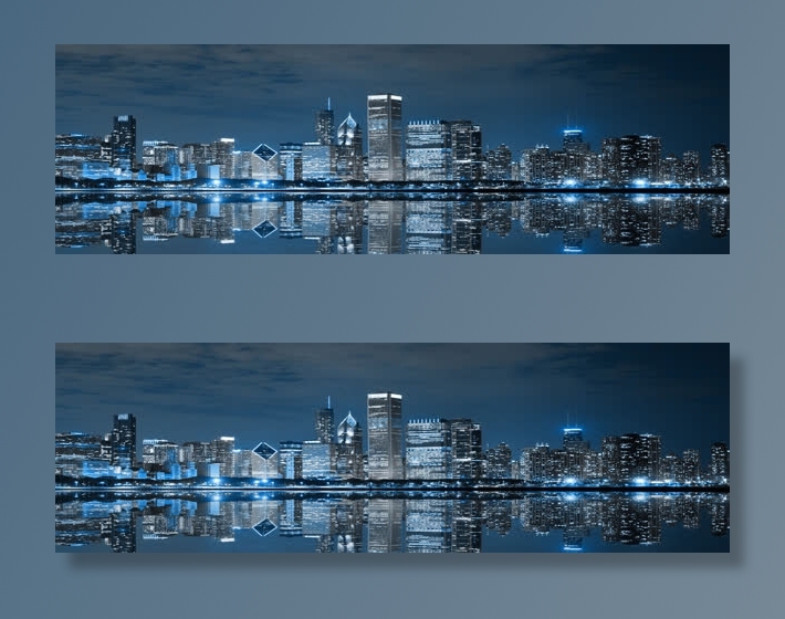 都市夜景风光淘宝海报背景免抠