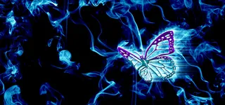 3D蓝色几何体高清