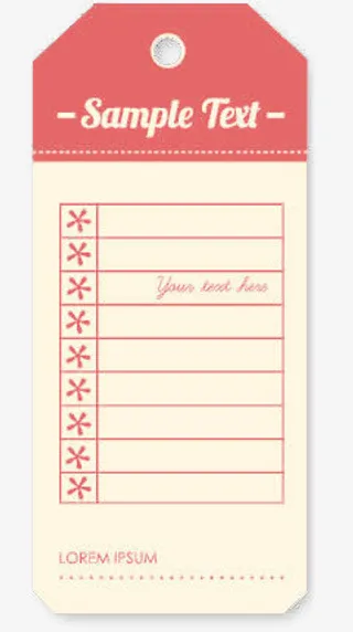 淘宝背景标签红色长方形