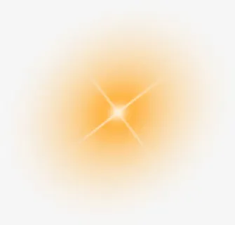 橙色太阳光透明光晕免抠