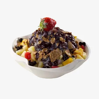 果粒红豆冰沙免抠