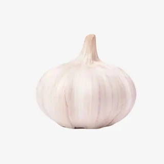 白色健康佐料大蒜头实物免抠