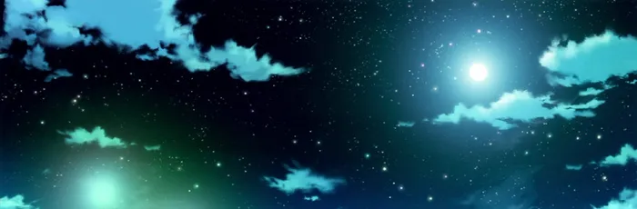 卡通动漫星空背景图高清