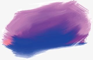 晕染蓝紫色笔刷免抠