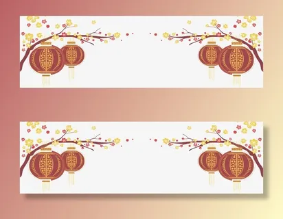 灯笼新年背景大年初一素材免抠