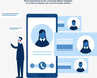 手机电话本免抠