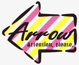 卡通时尚指示箭头免抠