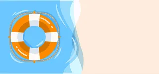 夏天来了海报沙滩清新banner高清