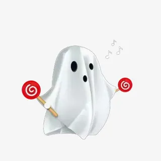 万圣节拿糖小鬼免抠