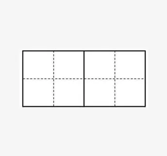 虚线四字方格免抠 虚线四字方格免抠