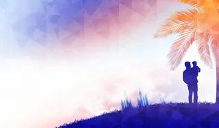 父亲节海报背景素材高清