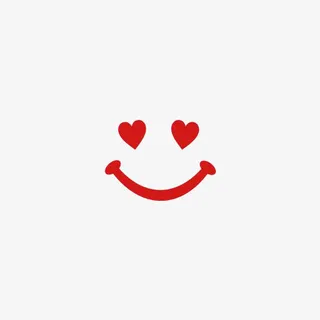 红色微笑脸免抠