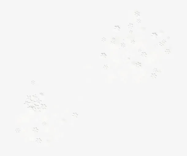 漂浮白雪圆点免抠
