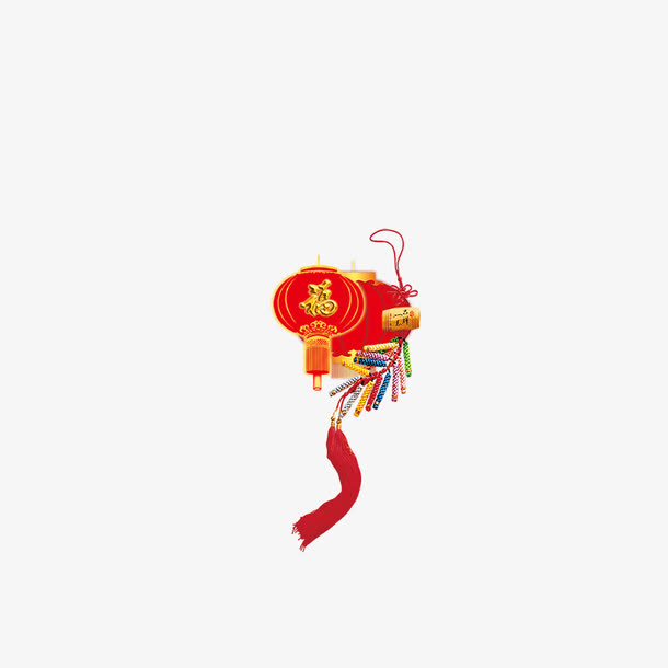 新年红灯笼免抠