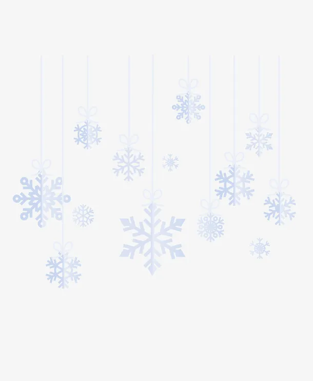 雪花晶体装饰免抠其他元素