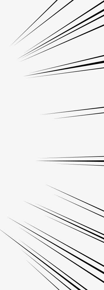 爆炸效果黑色线条免抠