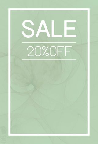 绿色时尚简约折扣背景高清