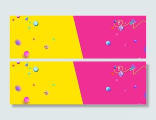 彩色几何大气简约背景高清