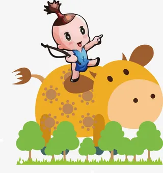 清明节卡通插画免抠