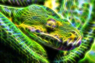 毒蛇线绘PNG免抠