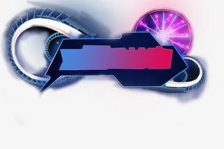 跑道酷炫展示舞台免抠