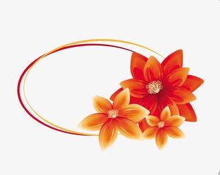 手绘金盏花免抠