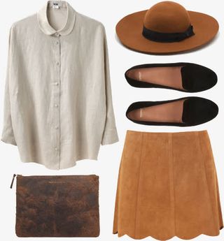 文艺范灰色棉麻衬衣免抠