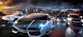 汽车海报动感炫酷夜景背景banner高清