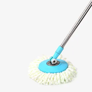 家用拖地通用圆形旋转棉拖把免抠