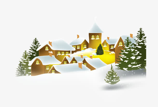 雪景免抠