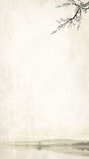 水墨的梅花H5素材背景高清复古中国风背景