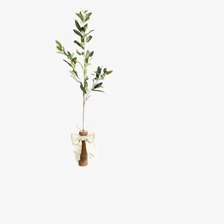 仿真花橄榄枝树免抠