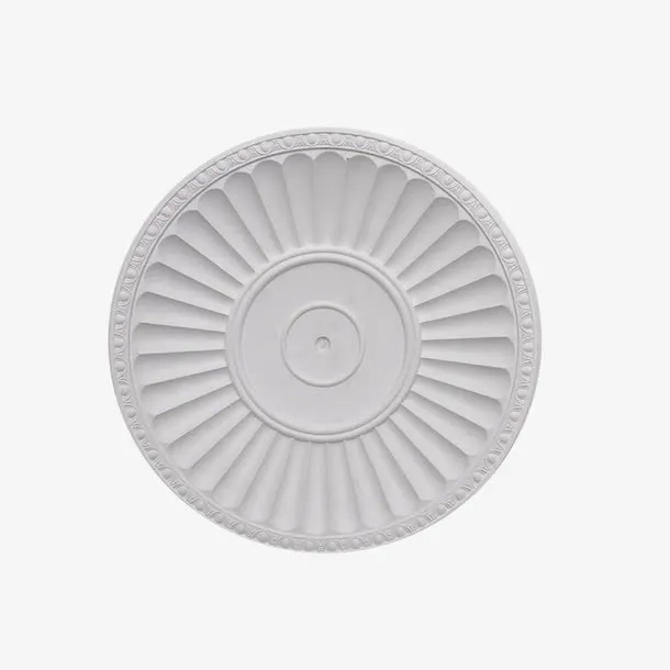 产品实物盘形石膏线条圆板免抠