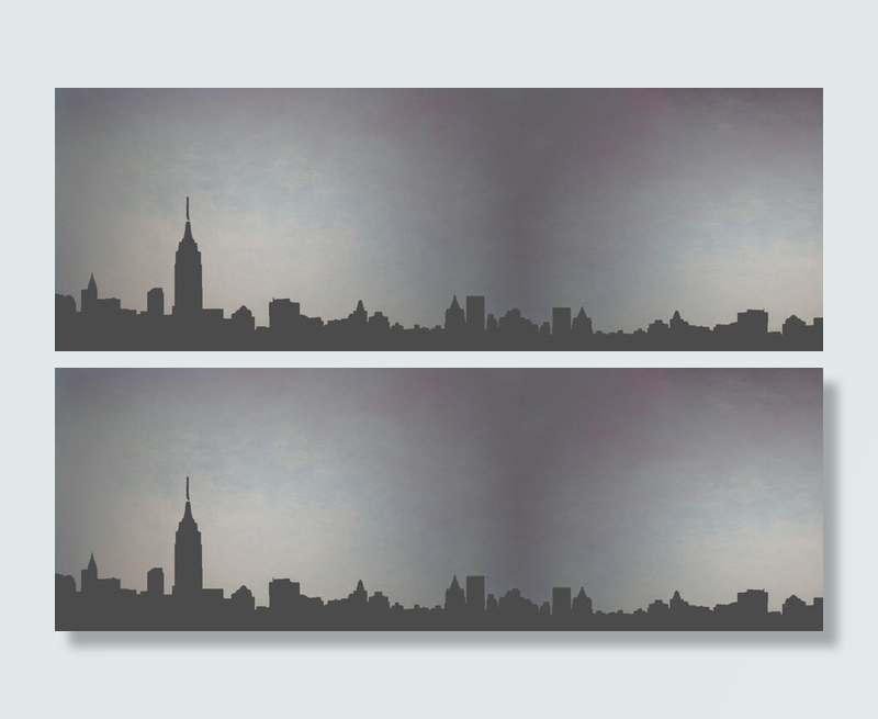 简约建筑长图banner背景高清