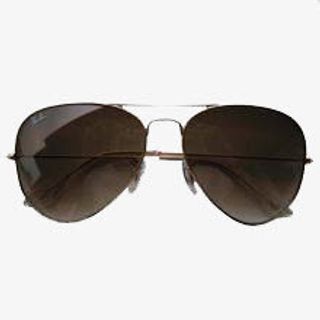 黑色椭圆形雷朋墨镜免抠