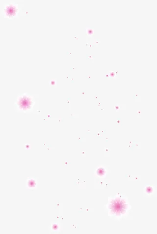 粉色漂浮光晕设计免抠