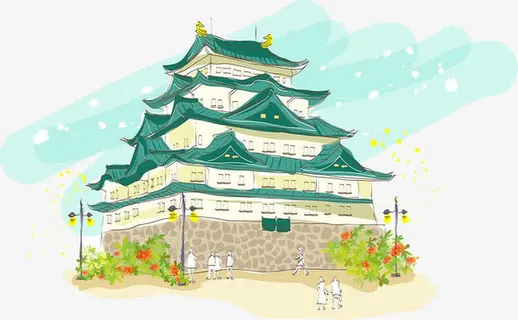 名古屋手绘免抠