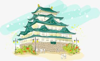 名古屋手绘免抠