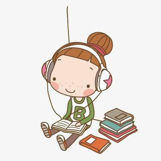 学习小女孩免抠